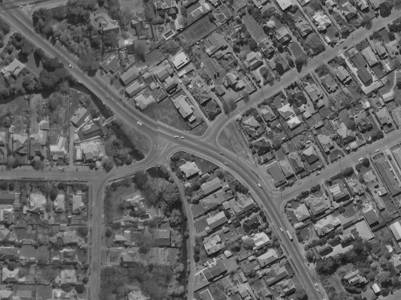 125B Rossall Street from the air, 1970-1974