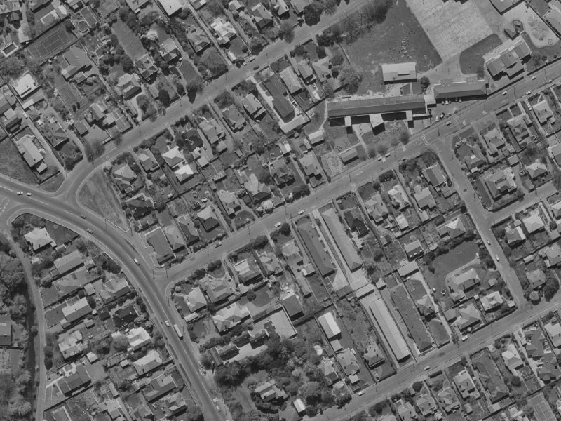 21 Aikmans Road from the air, 1970-1974