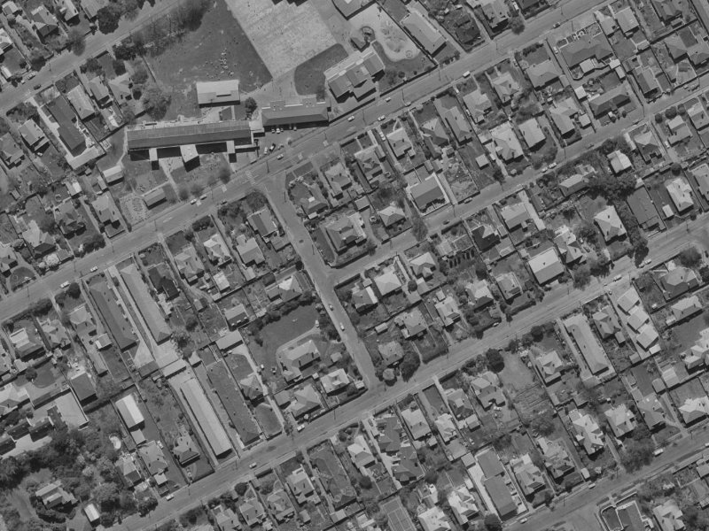 7 Cox Street from the air, 1970-1974