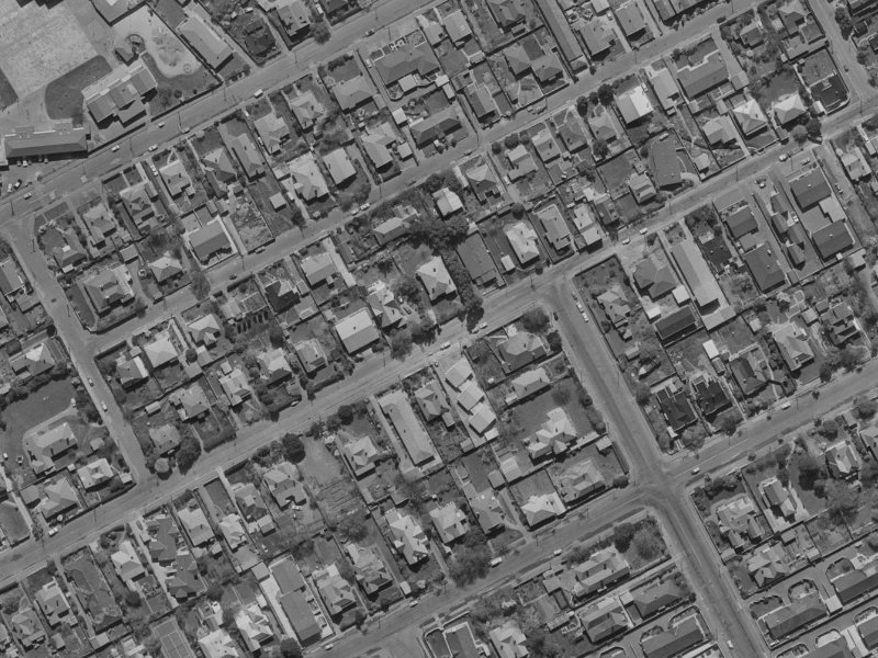 71 Office Road from the air, 1970-1974