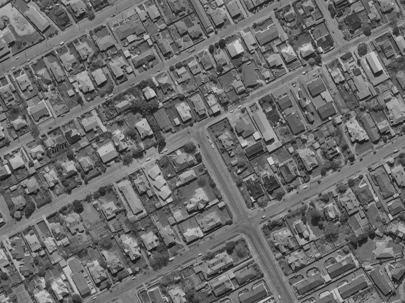 121 Winchester Street from the air, 1970-1974