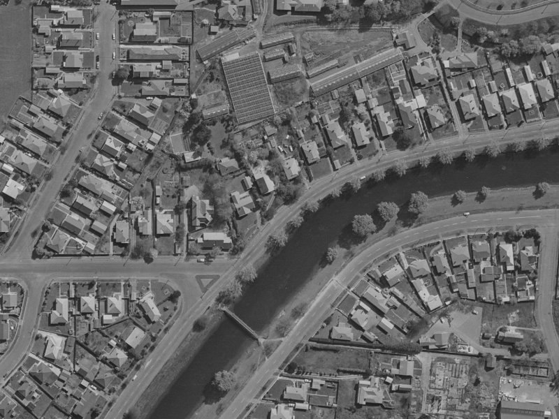 366 River Road from the air, 1970-1974