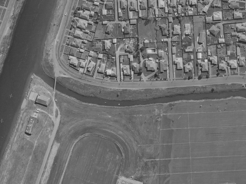 946 Avonside Drive from the air, 1970-1974