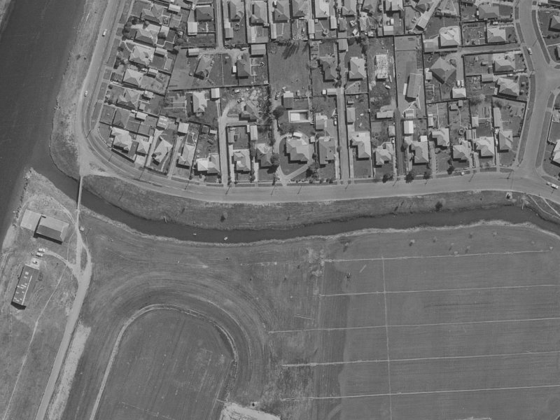 938 Avonside Drive from the air, 1970-1974