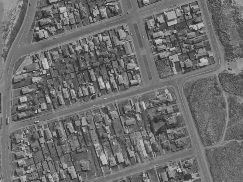 34 Shackleton Street from the air, 1970-1974