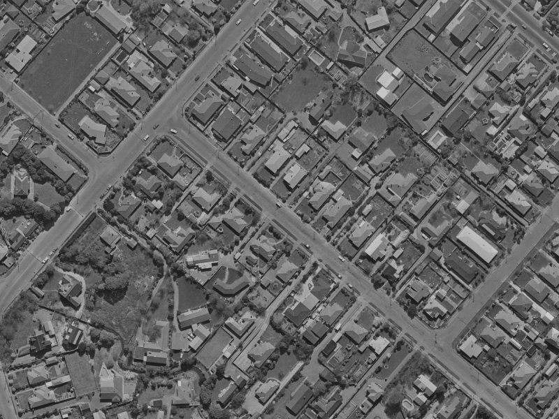 147A Hamilton Avenue from the air, 1970-1974