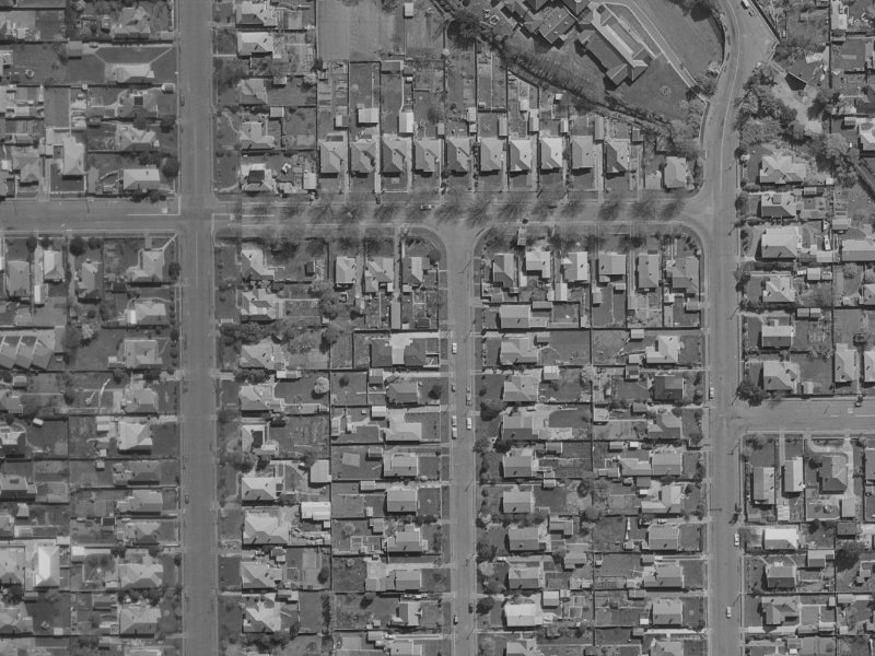 55 Nicholls Street from the air, 1970-1974