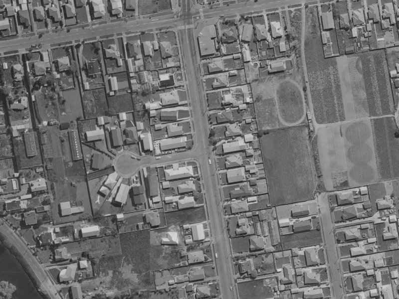 1A Claydon Place from the air, 1970-1974