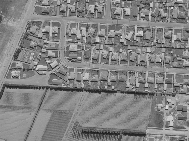 21 Delph Street from the air, 1970-1974