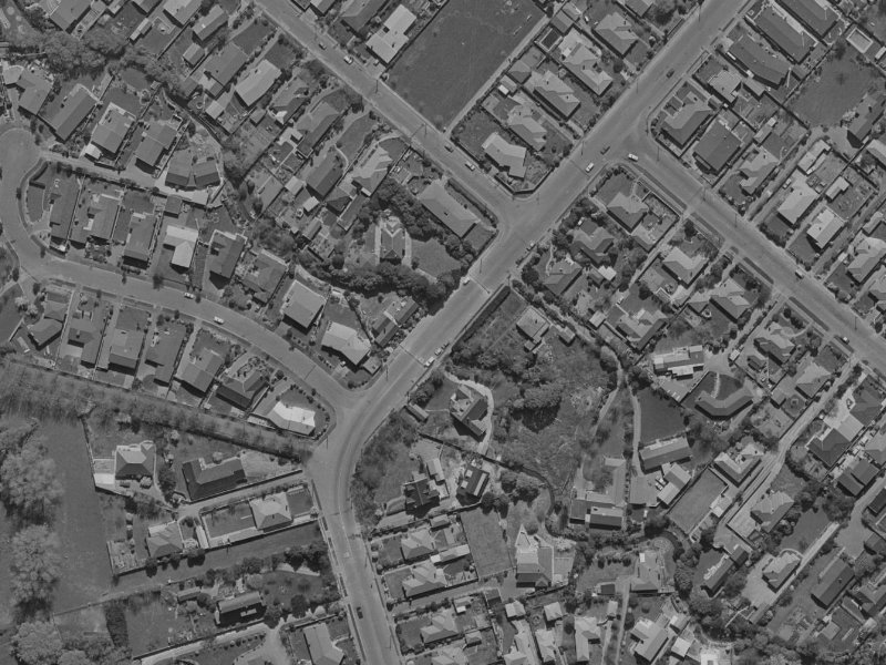 202 Ilam Road from the air, 1970-1974