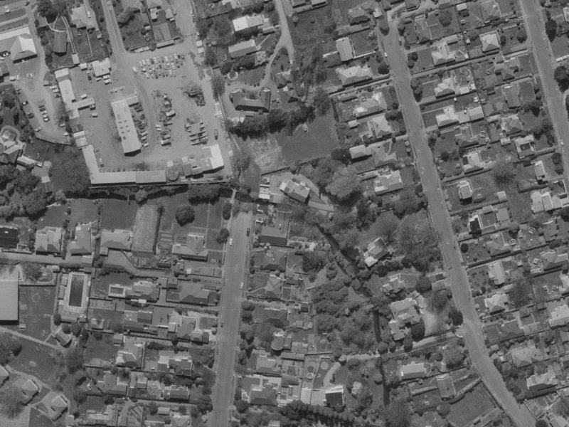 50 Waiwetu Street from the air, 1970-1974