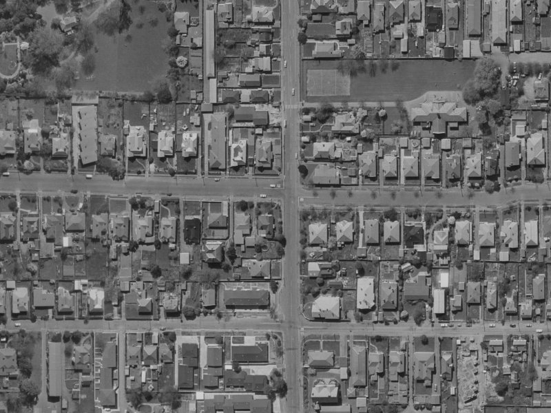 74 Ranfurly Street from the air, 1970-1974