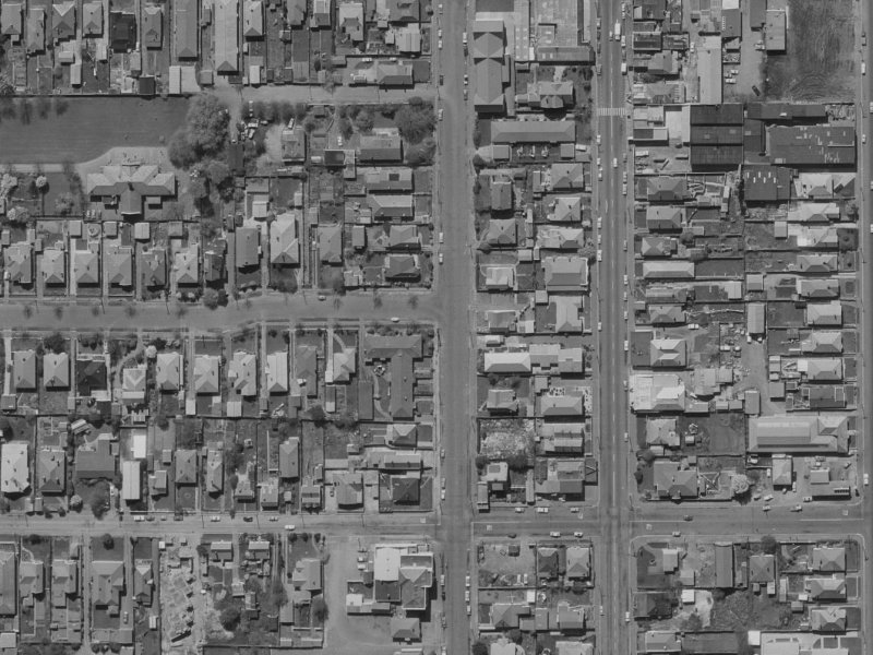 125 Caledonian Road from the air, 1970-1974