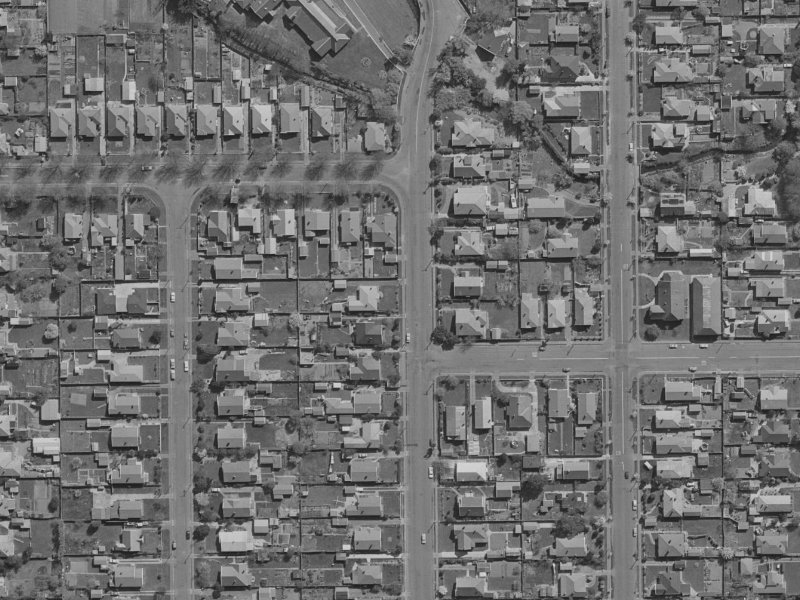 55 Stapletons Road from the air, 1970-1974