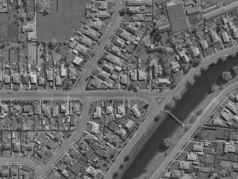 65 Medway Street from the air, 1970-1974