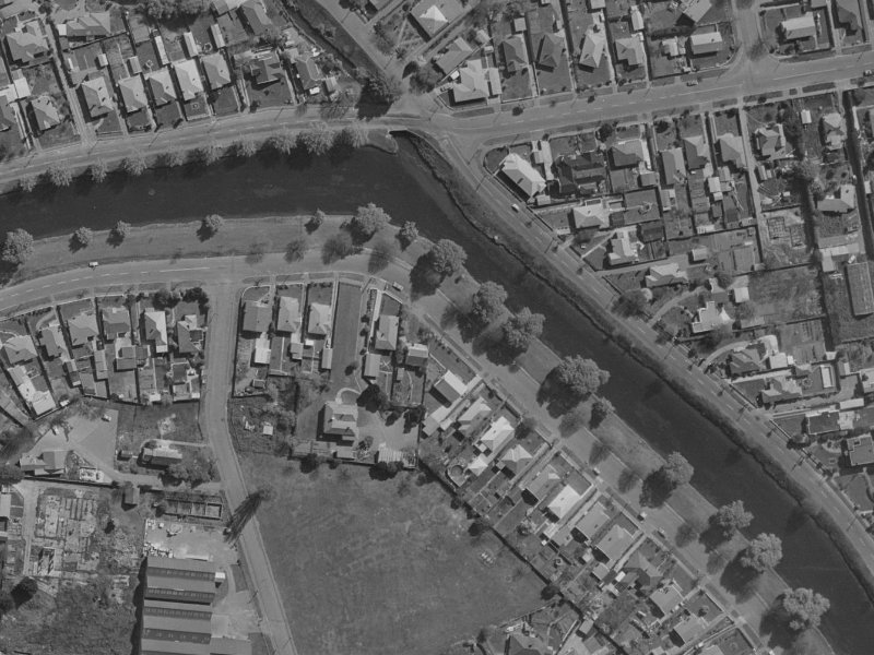 452 Avonside Drive from the air, 1970-1974