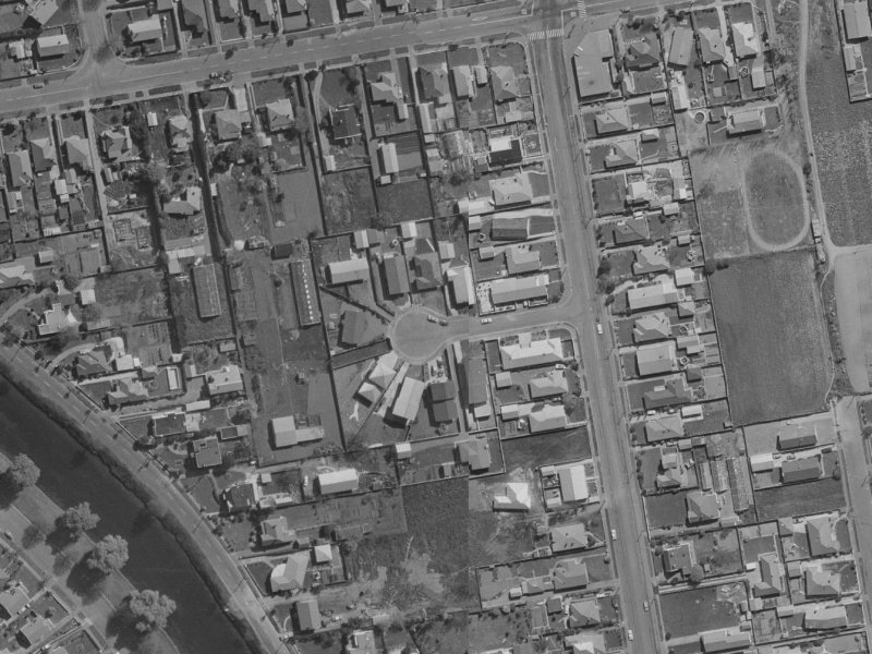 4 Claydon Place from the air, 1970-1974