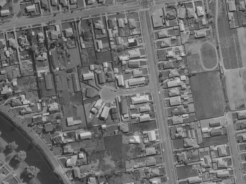 3E Claydon Place from the air, 1970-1974