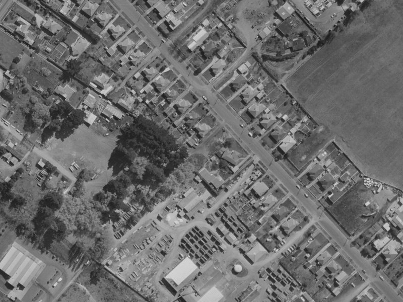 56-A Tahuna Street from the air, 1970-1974