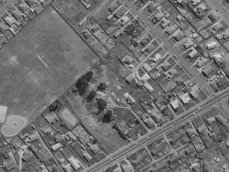 3 Knightsbridge Lane from the air, 1970-1974