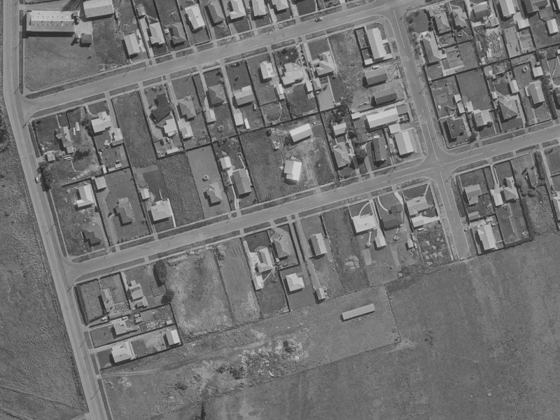 Birch Street from the air, 1970-1974