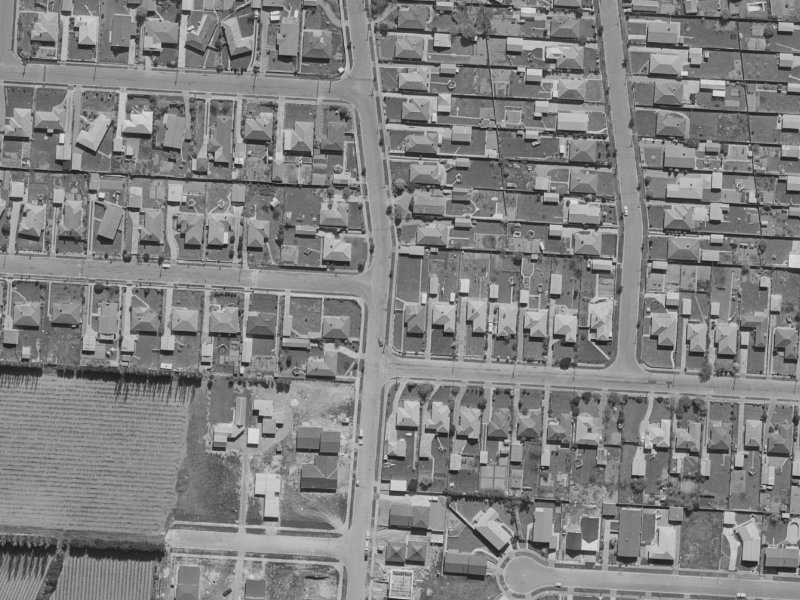 43 Ravenna Street from the air, 1970-1974