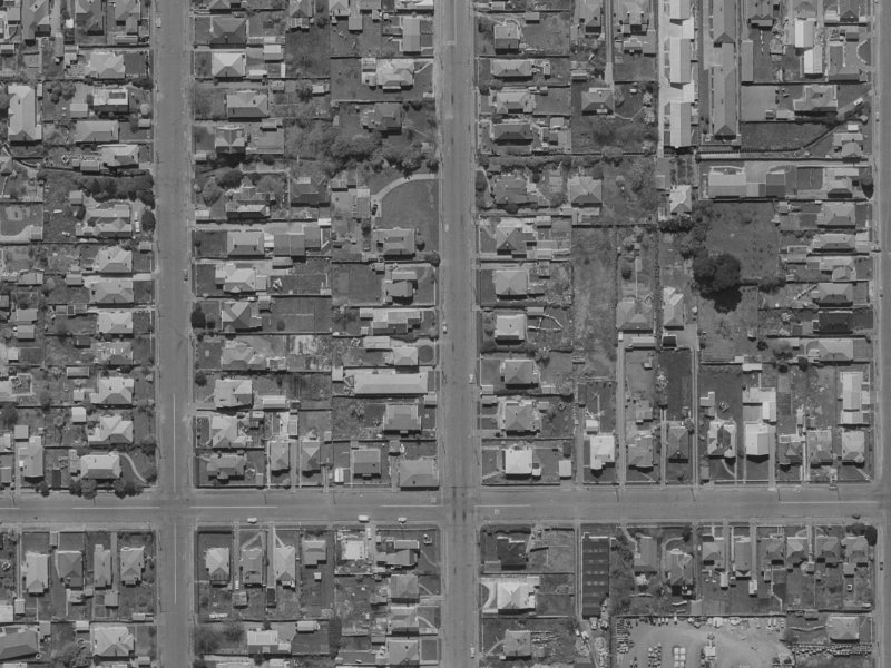 2 Verlamio Lane from the air, 1970-1974