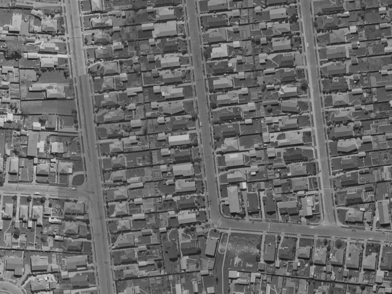 35 Carruthers Street from the air, 1970-1974