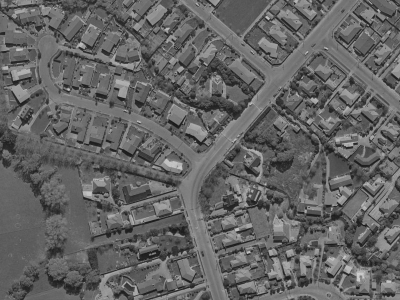 209 Ilam Road from the air, 1970-1974