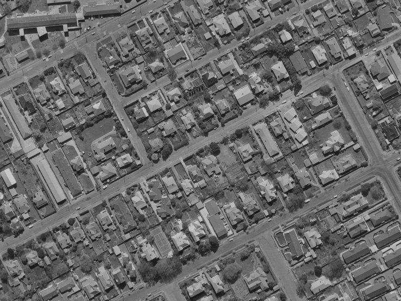 56 Office Road from the air, 1970-1974