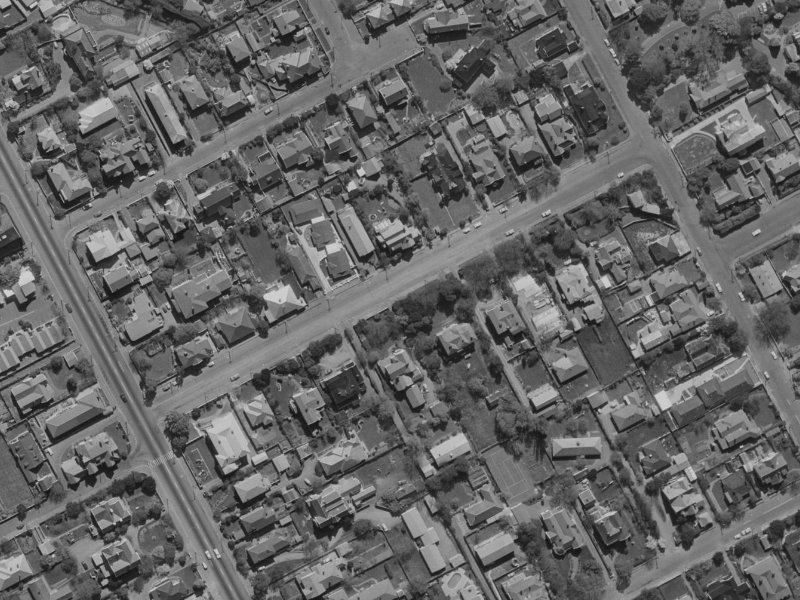 25 Webb Street from the air, 1970-1974