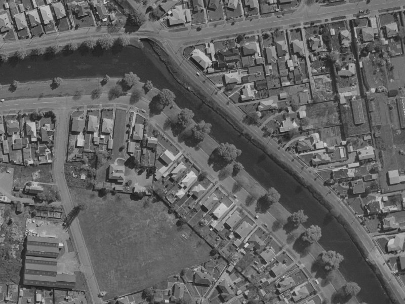 460 Avonside Drive from the air, 1970-1974