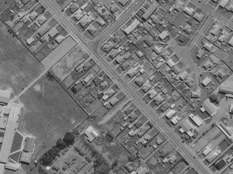 258 Breezes Road from the air, 1970-1974