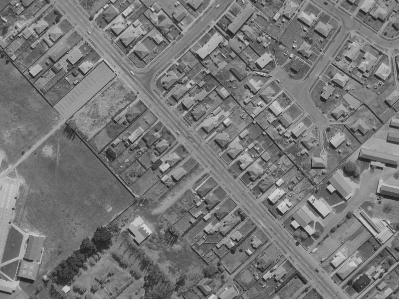 258A Breezes Road from the air, 1970-1974