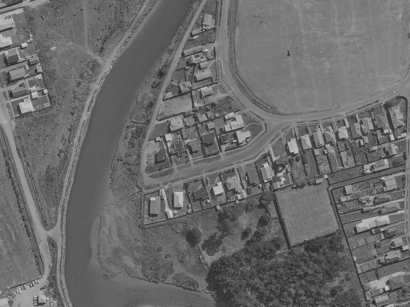 Evans Avenue from the air, 1970-1974