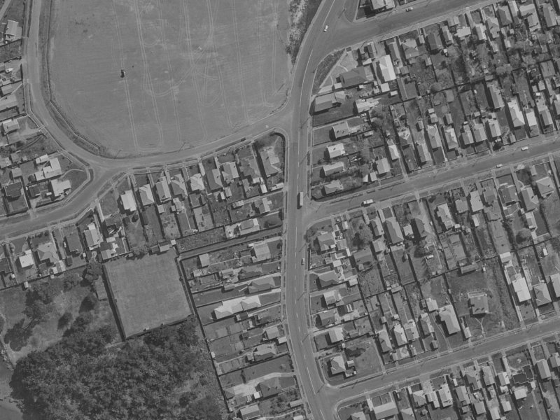 128 Union Street from the air, 1970-1974