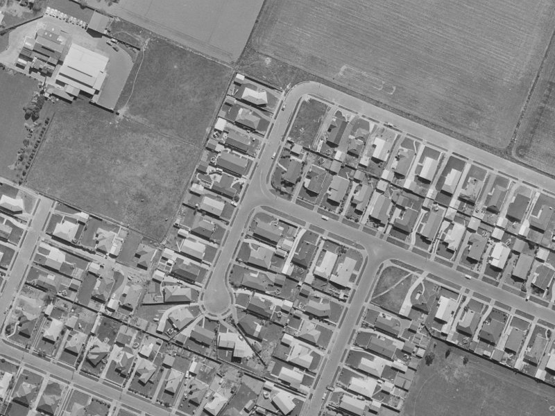 91 Woodbury Street from the air, 1970-1974
