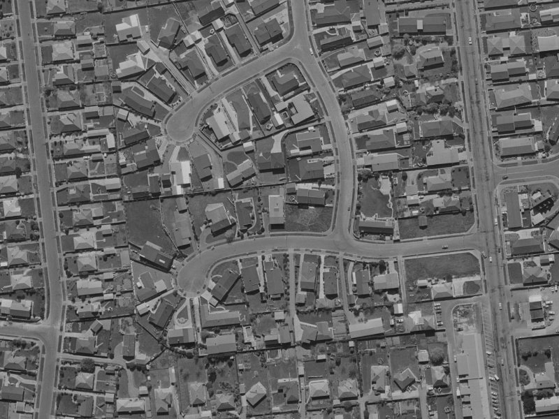 14 Saint Clio Street from the air, 1970-1974