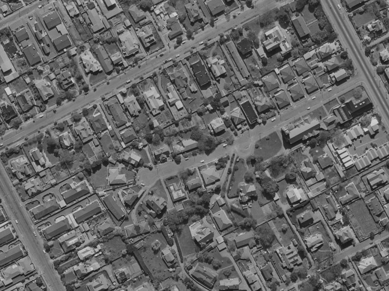 11 Church Lane from the air, 1970-1974