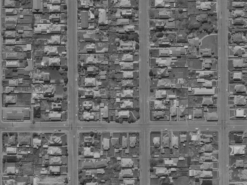480D Manchester Street from the air, 1970-1974