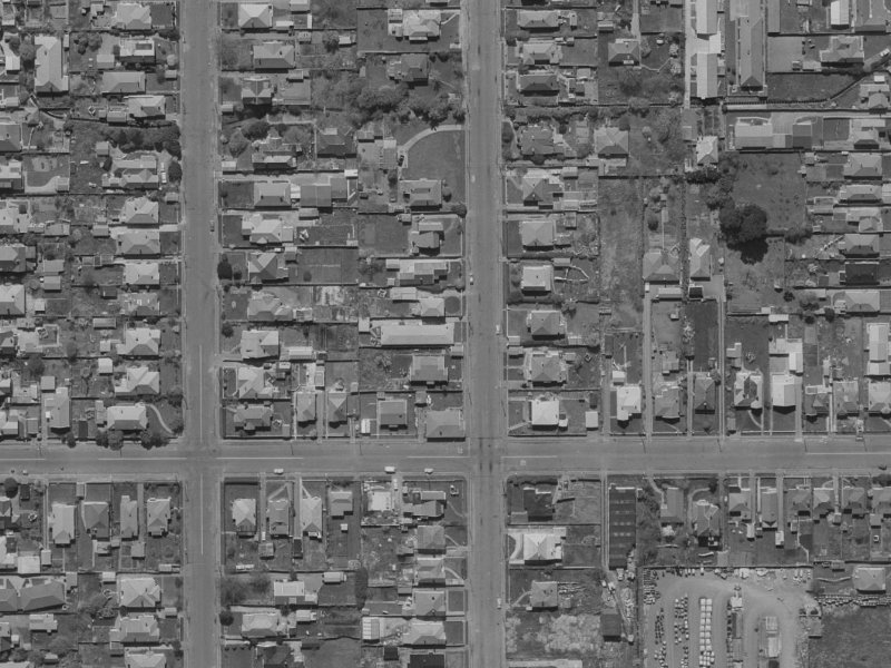123A Canon Street from the air, 1970-1974