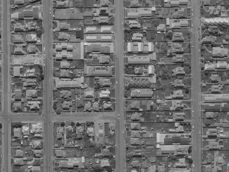 113 Geraldine Street from the air, 1970-1974
