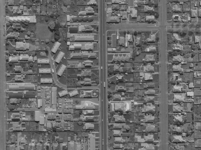 71 Hills Road from the air, 1970-1974