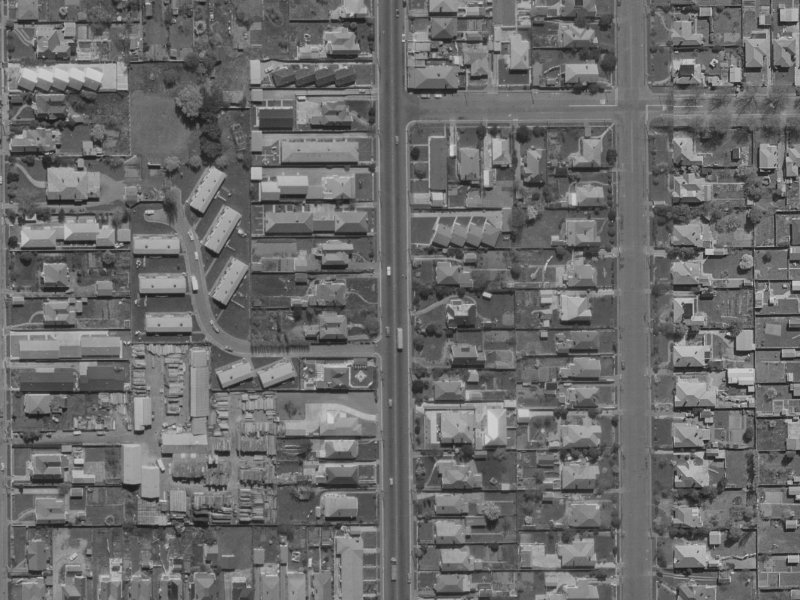 72A Hills Road from the air, 1970-1974