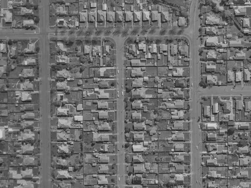 46 Slater Street from the air, 1970-1974