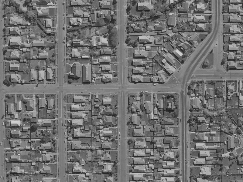 30 Randall Street from the air, 1970-1974