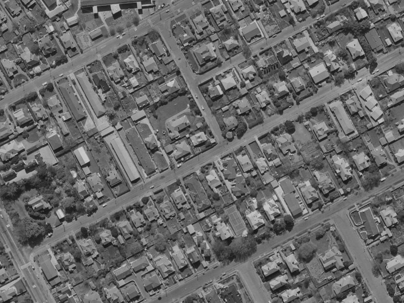 35 Office Road from the air, 1970-1974