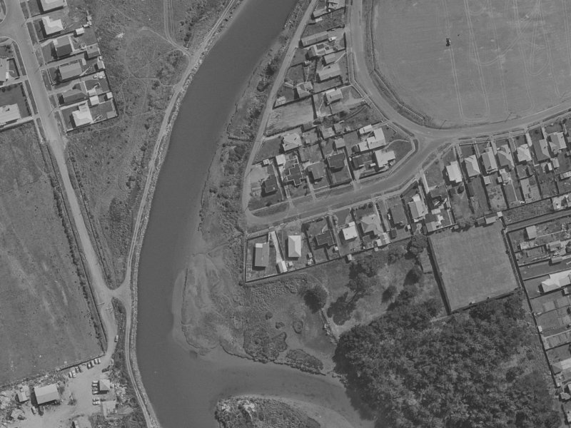 8 Evans Avenue from the air, 1970-1974