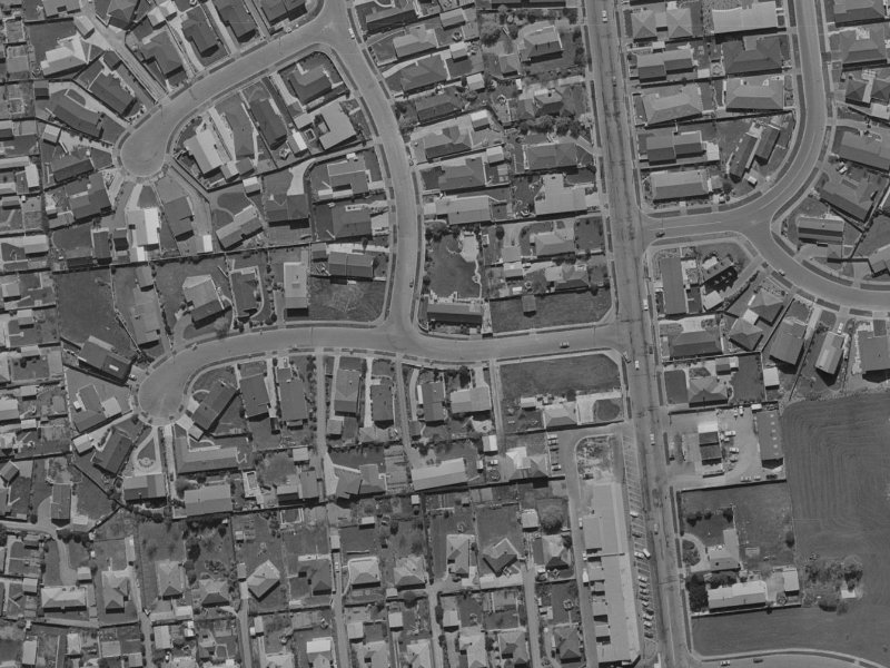 Saint Clio Street from the air, 1970-1974