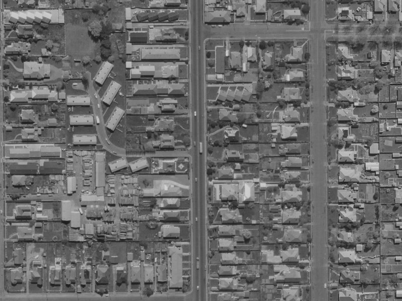 66 Hills Road from the air, 1970-1974